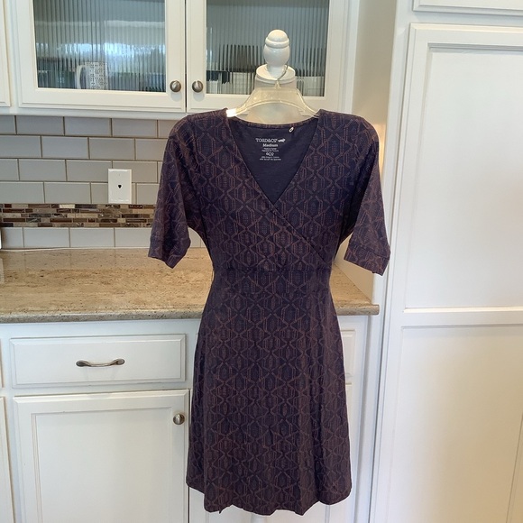 Toad & Co Size Medium Cue Wrap Dress - Picture 1 of 7
